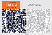 Modern Techno Tribal Pattern, a Graphic by Savgraf (Thumbnail 4 of 6)