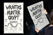 Stemcruz - Distressed Metal Font, a Blackletter Font by Japa Mantra (Thumbnail 6 of 7)
