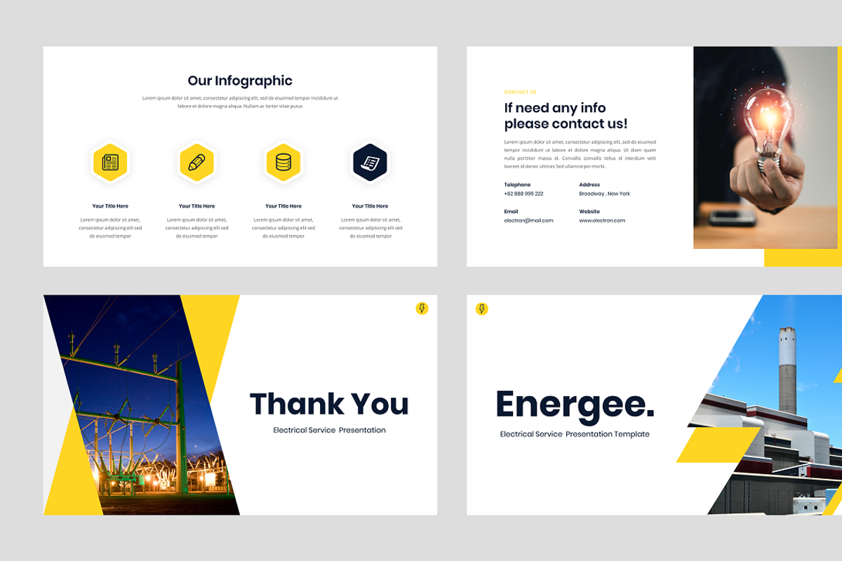 Electrical Service PowerPoint, a Presentation Template by Biwarastudio (Photo 5 of 5)