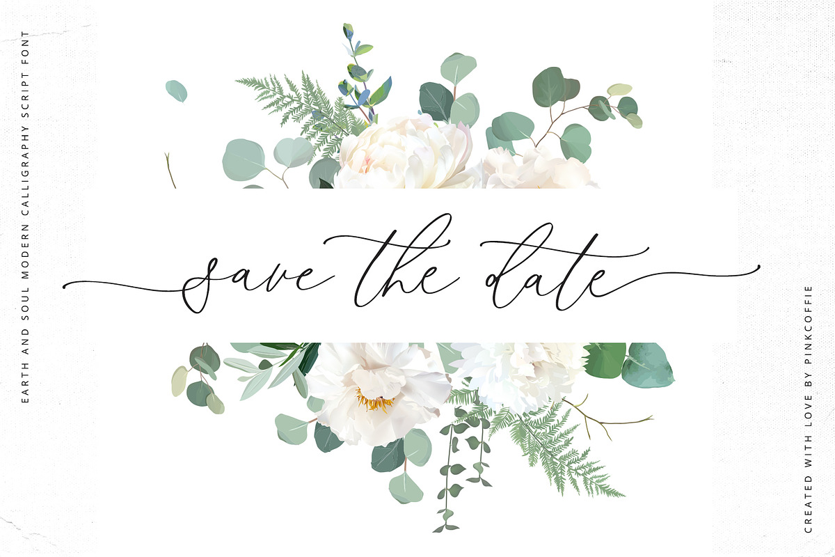 Earth And Soul | Elegant Script Font, a Script Font by Pink Coffie (Photo 9 of 12)