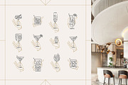 Drink Art Deco, a Decorative Illustration by Anna (Thumbnail 4 of 5)
