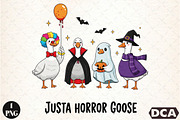 Funny Halloween Just a Horror Goose, an Illustration by DreamCafeArt (Thumbnail 1 of 7)