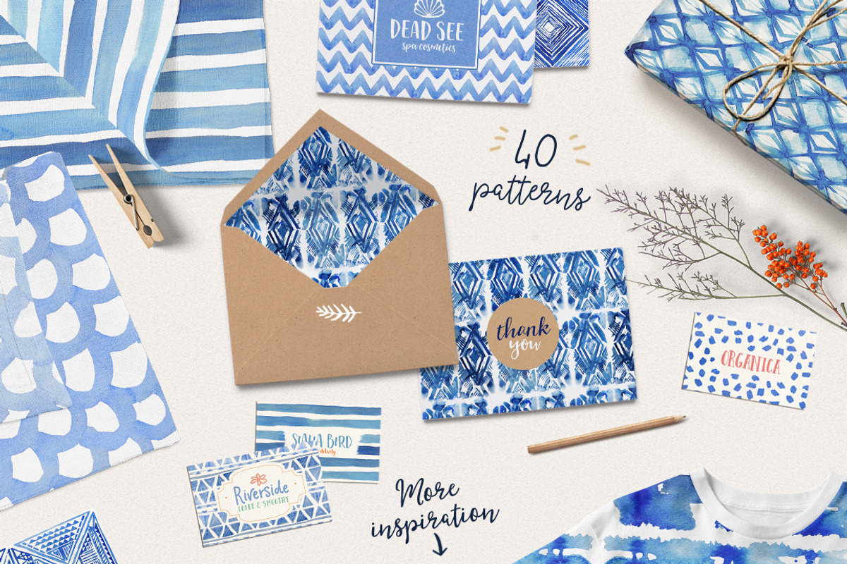 Tie-Dye watercolor patterns pack, a Pattern Graphic by Nicetoseeya (Photo 3 of 3)