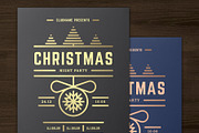 Christmas party invitation flyer, a Flyer Template by Vasya Kobelev (Thumbnail 3 of 5)