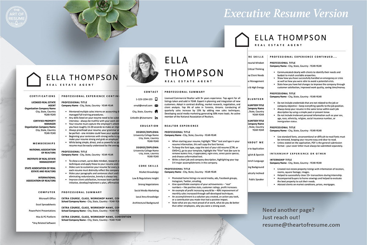 Resume CV Architect, Real Estate, a Resume Template by The Art of Resume (Photo 5 of 8)