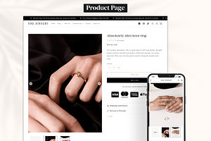 Fine Jewelry - Elegant Shopify Theme