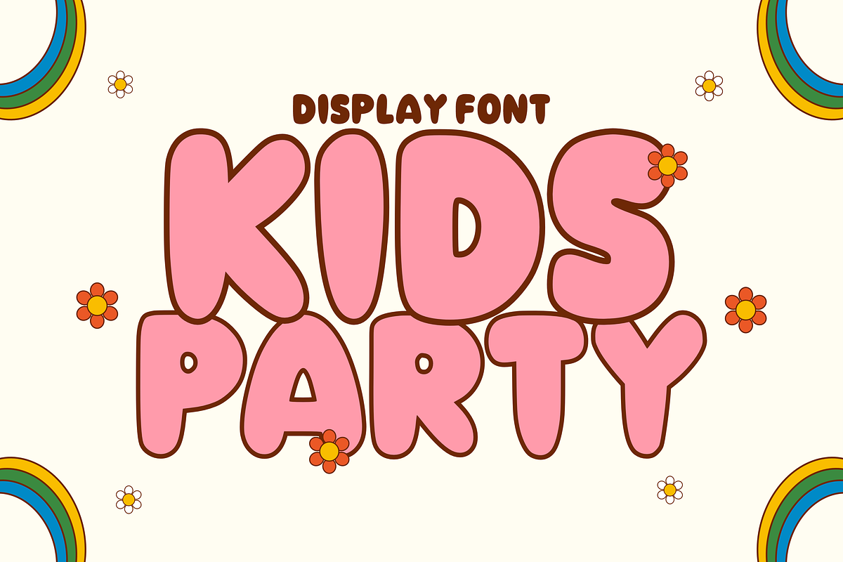 Simple Bubble - Bubble Font Types, a Font by KiddoGlyphs Studio (Photo 2 of 3)
