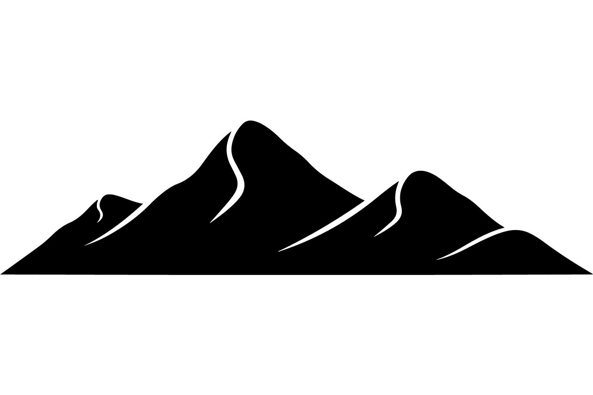 Mountain Skyline Silhouette, an Object Graphic by Designer_Momina (Photo 11 of 20)
