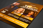 10 Year Church Anniversary Flyer PSD, a Social Media Template by church flyer templates (Thumbnail 3 of 12)