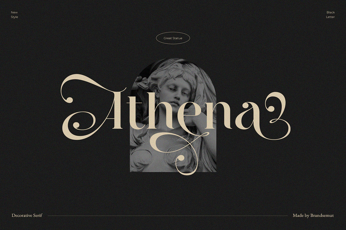 Black Autumn || Decorative Serif, a Serif Font by BrandSemut (Photo 2 of 15)