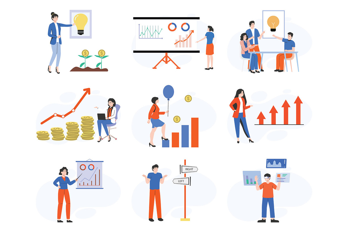 Skill Growth Illustration Pack, an Illustration by Vector Portal (Photo 5 of 5)