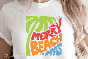 Summer Beach Life SVG,Merry Beachmas