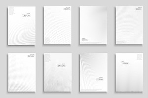 White halftone digital covers/poster, a Brochure Template by ExpressShop
