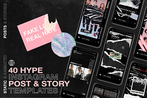 Hype Instagram Story/Post Templates