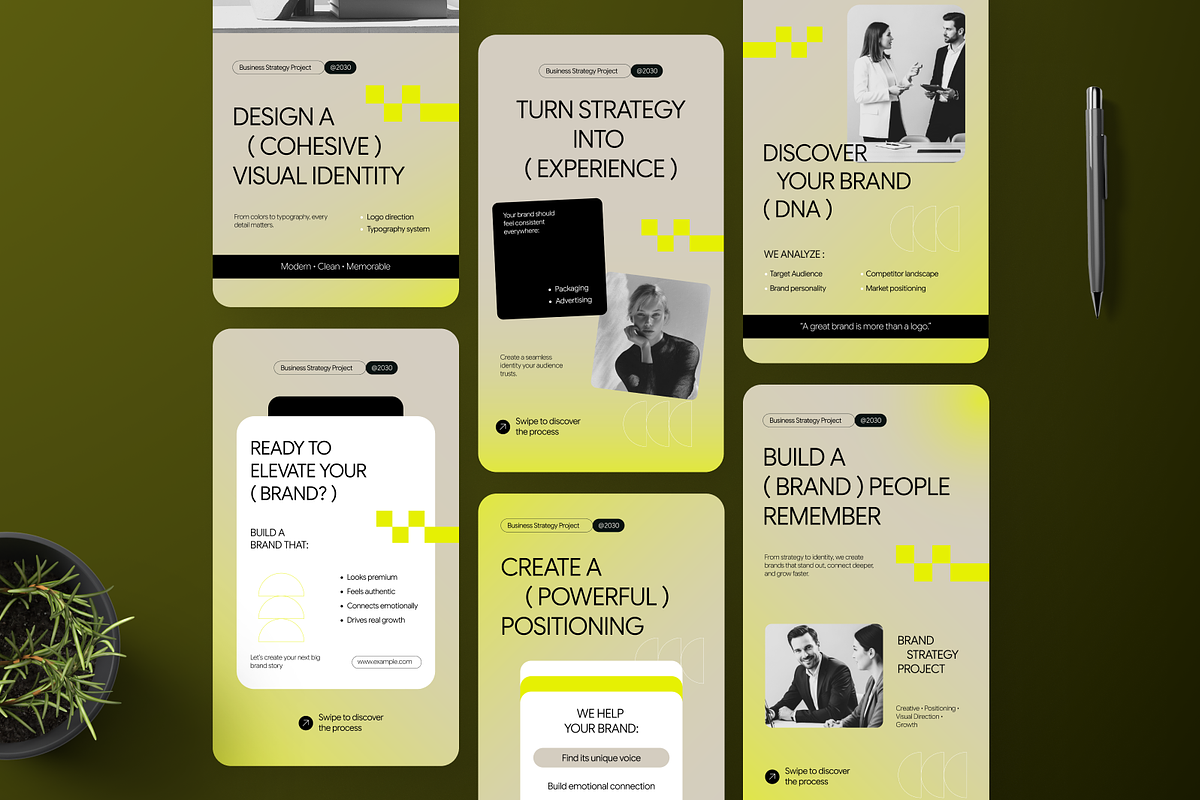 Strategy Project Instagram Story, a Social Media Template by Annora Studio (Photo 3 of 6)