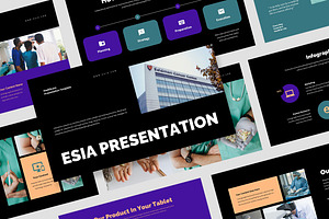 Esia : Healthcare Business Keynote, a Presentation Template by Punkl Camp