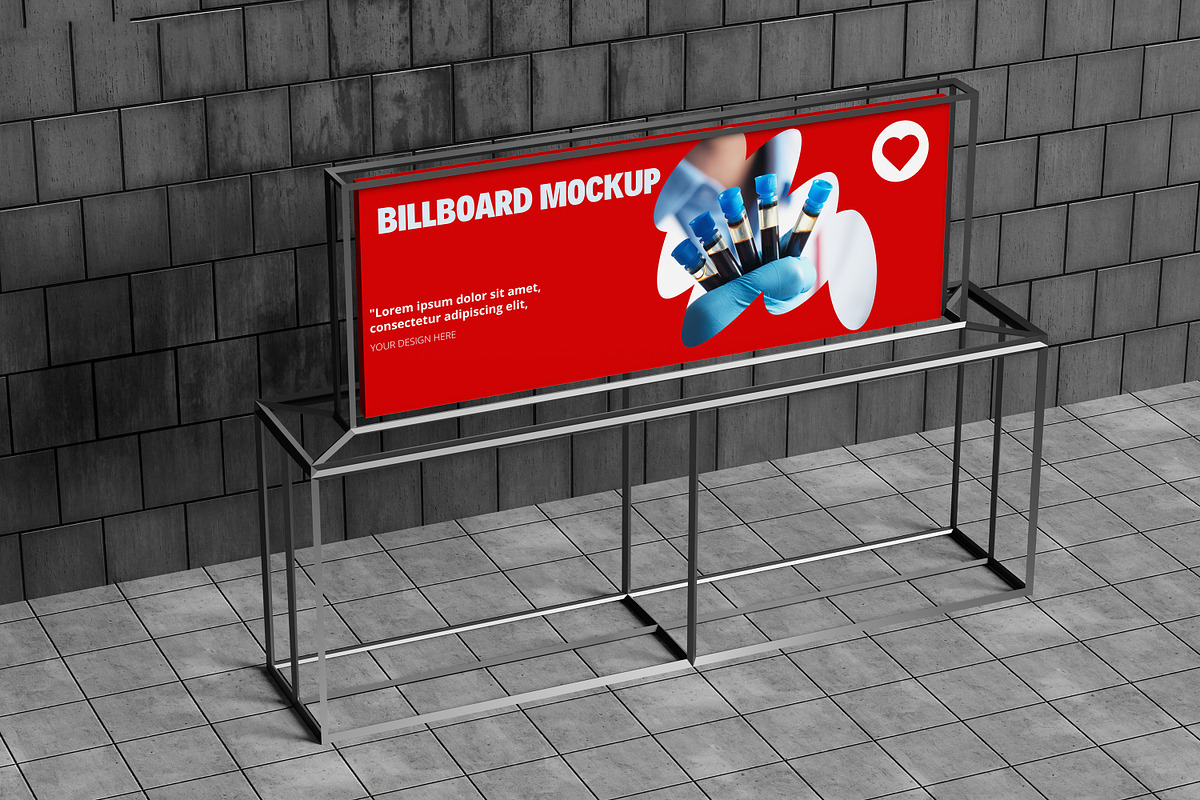 BILLBOARD POSTER MOCKUP, an Advertising Mockup by safrizalstudio (Photo 3 of 4)