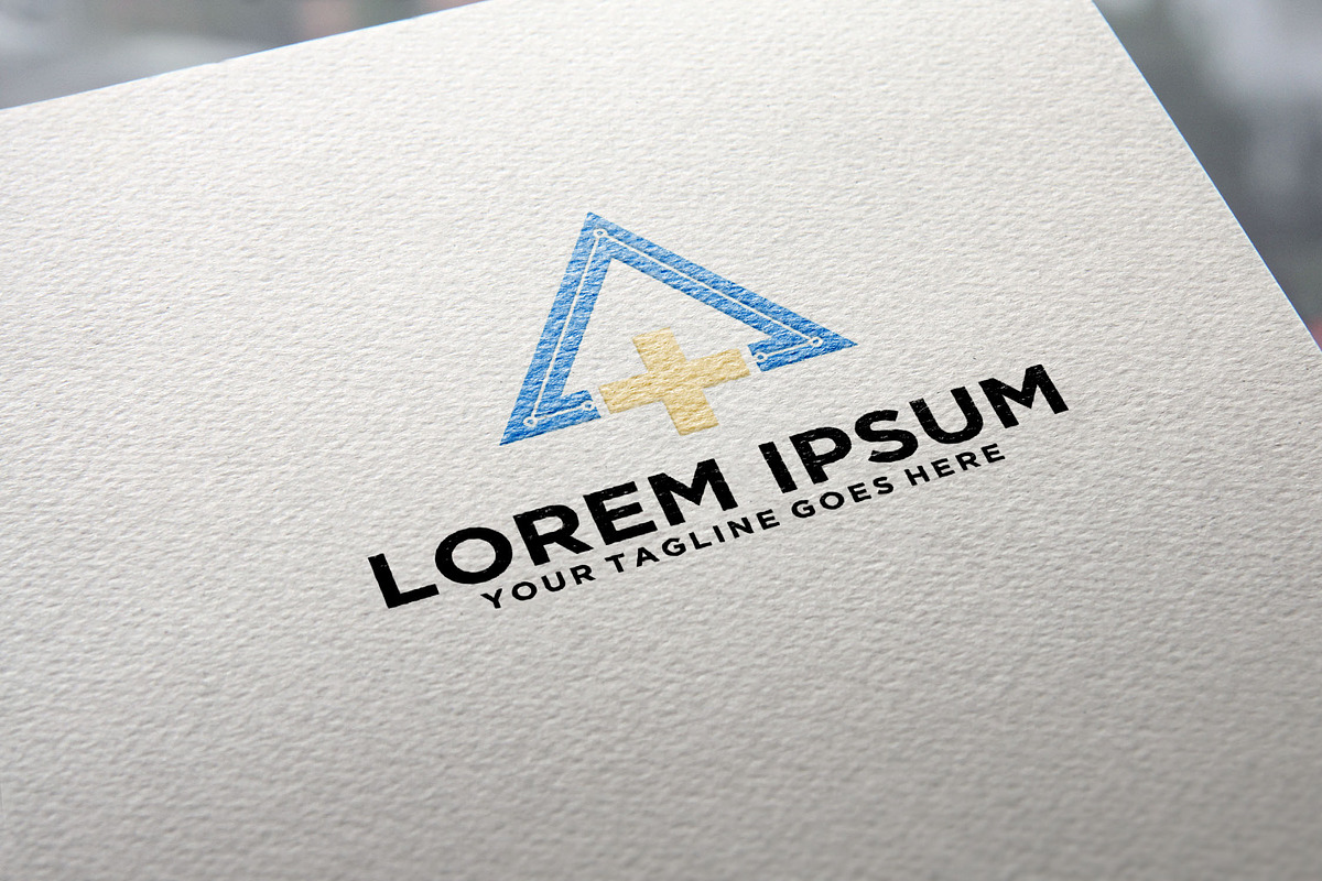 Medical Healthy triangle logo design, a Branding & Logo Template by REDVY CREATIVE