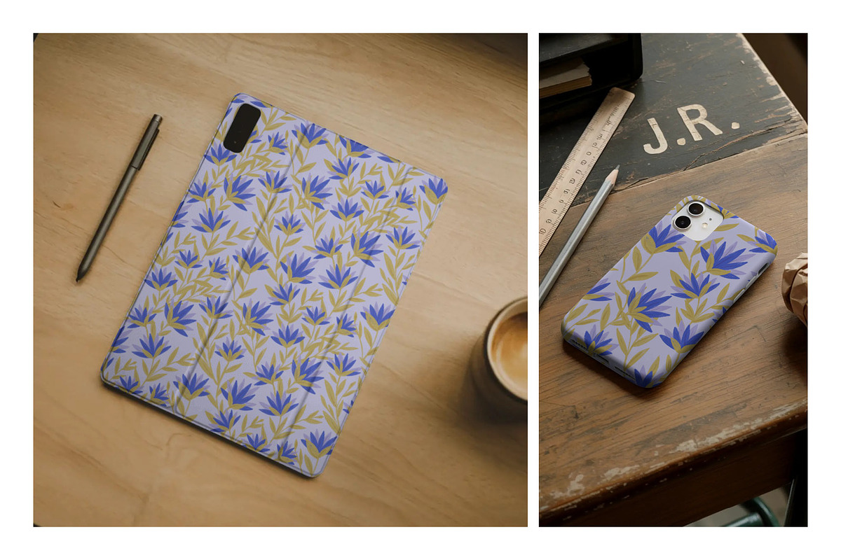 Abstract Botanical Seamless Pattern, a Pattern Graphic by Annie Tyndall Creative (Photo 11 of 12)