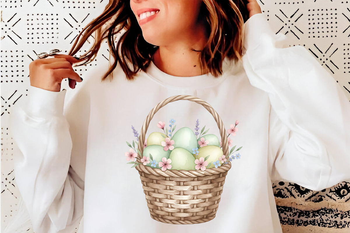Easter Basket Clipart PNG Bundle, an Illustration by SinaCreation (Photo 10 of 11)