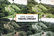 Epic Green Travel Lightroom Presets, an Action Add-On by IKFDY (Thumbnail 1 of 6)