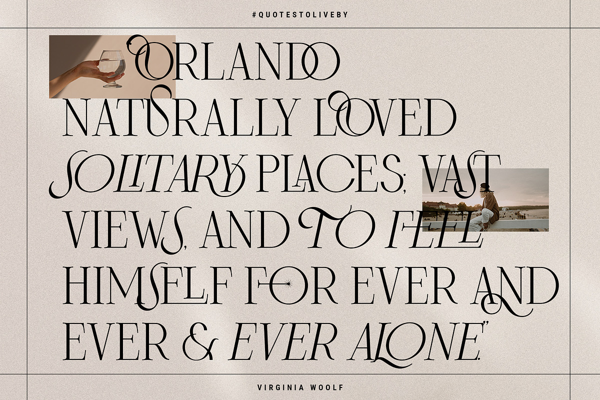 Frosty Garden - Elegant Retro Serif, a Serif Font by SilverStag Type Foundry (Photo 10 of 19)