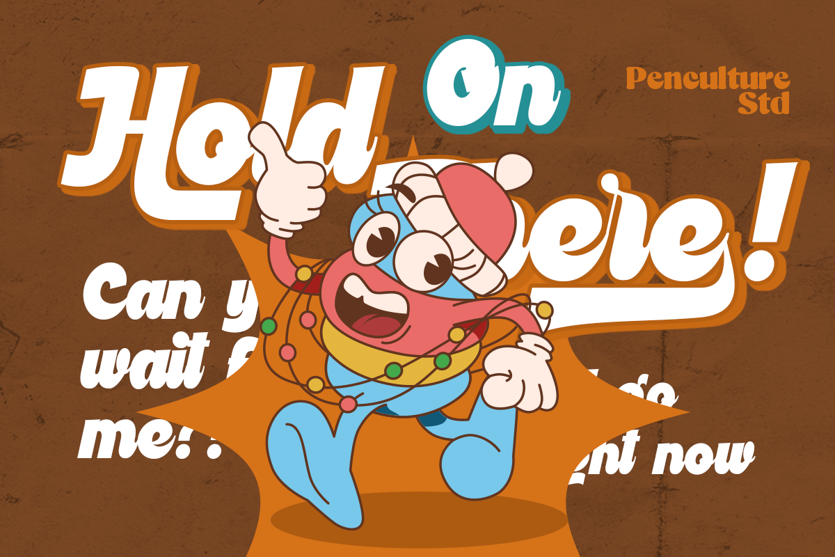Pespan Retro Font, a Script Font by Pen Culture (Photo 3 of 12)