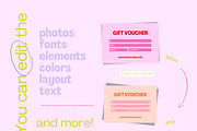 Bold Gift Voucher Templates, a Card Template by Hell Yeah Designs (Thumbnail 4 of 4)