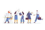 Business people vector bundle, a Person Illustration by Vector_Art (Thumbnail 6 of 18)