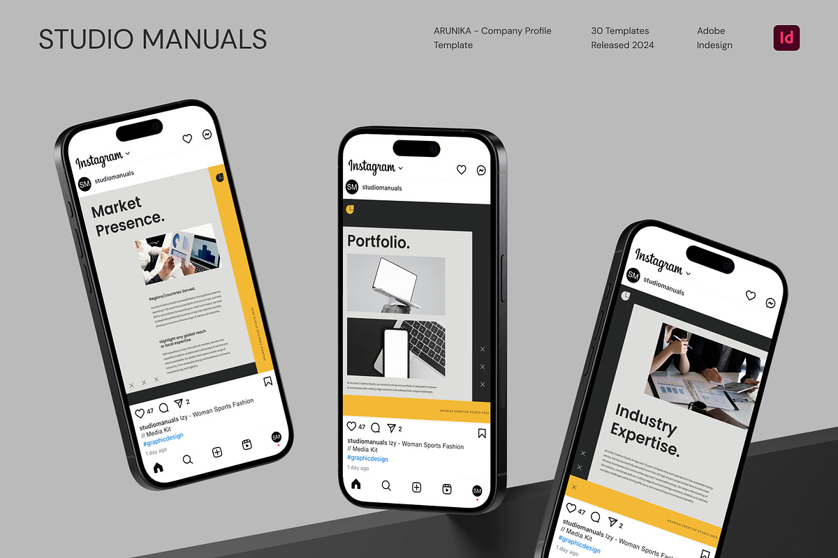 ARUNIKA – Company Profile Template, a Social Media Template by Studio Manuals (Photo 3 of 8)