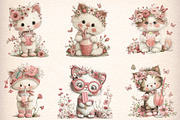 Whimsical Cats With Summer Drinks, an Illustration by Digital Artistic99 (Thumbnail 4 of 11)