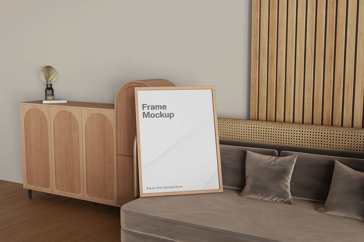 Frame Mockup, a Product Mockup by Indah (Photo 2 of 6)