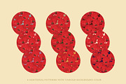 Painted Floral Patterns - The Poppy, a Pattern Graphic by Euonia Meraki (Thumbnail 4 of 10)