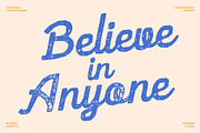 CS Rafles Stamp, a Script Font by Craft Supply Co. (Thumbnail 2 of 8)