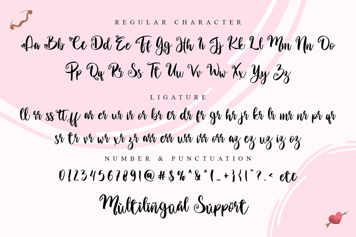 Ammallia, a Script Font by Stefani Letter (Photo 5 of 6)