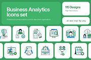 115 Business Analytics Icons, a Duotone Icon by Prosymbols (Thumbnail 1 of 8)