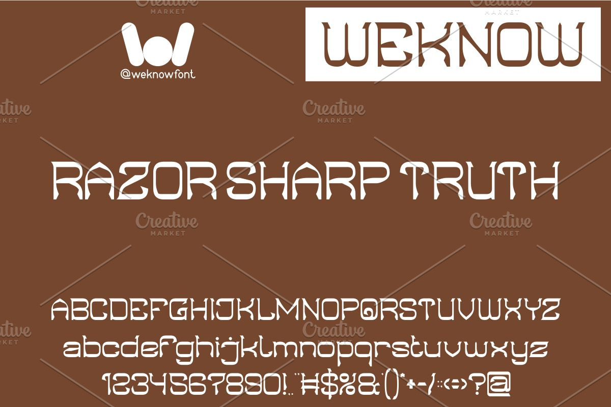 Indigenous People font, a Font by weknow (Photo 3 of 8)