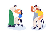 First aid, emergency concepts set, a Healthcare Illustration by Good Studio (Thumbnail 4 of 15)
