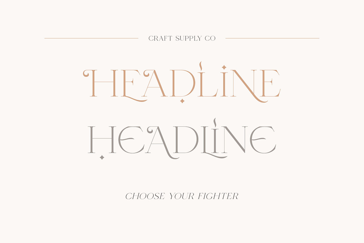 Lovalina - Elegant Serif Font Family preview 6