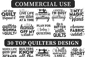 Sewing Quilters Quotes Svg Bundle