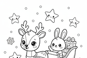 Christmas Fall Vibes Coloring Book, an Illustration by one-touch (Thumbnail 11 of 15)