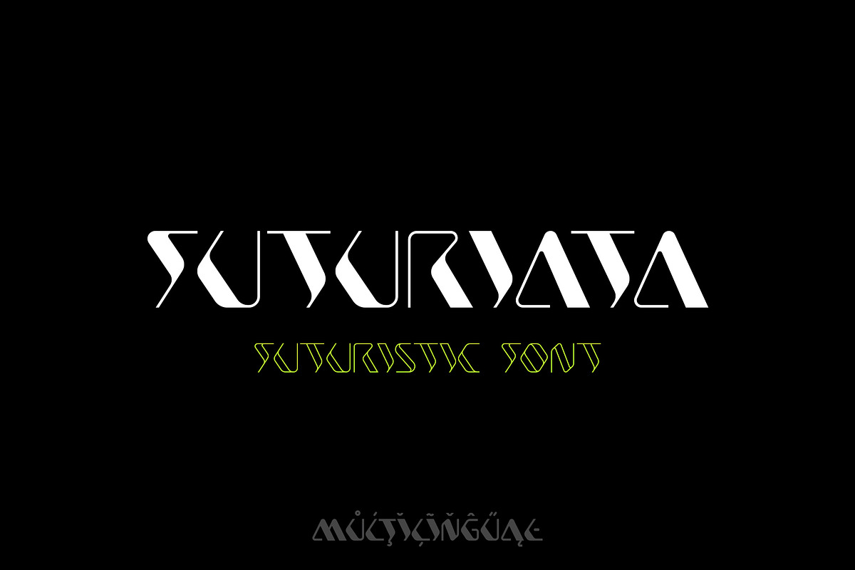 Futuriata, a Symbol Font by Sentavio (Photo 1 of 11)