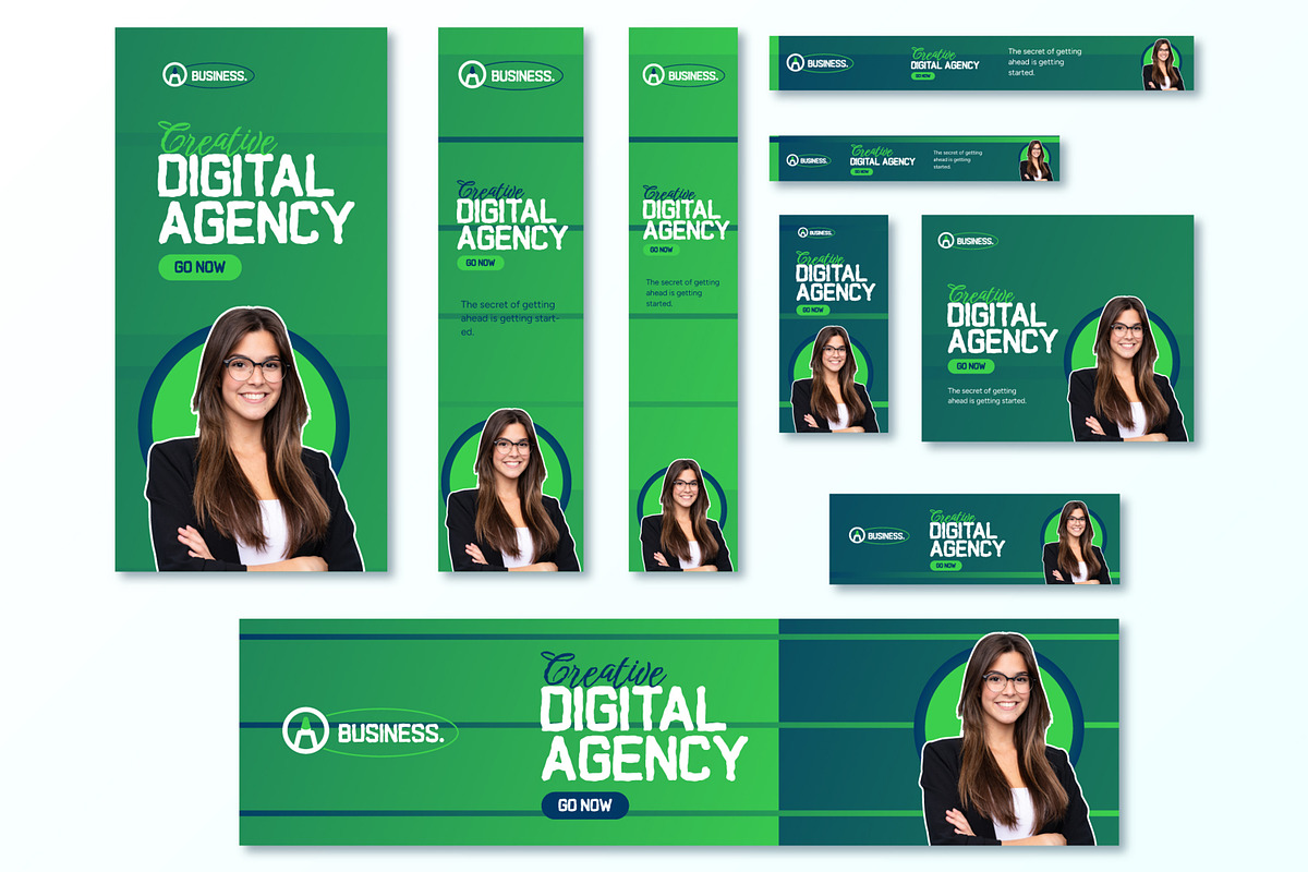 Digital Agency Web Banner Ads, a Social Media Template by CreativeShaper (Photo 1 of 4)