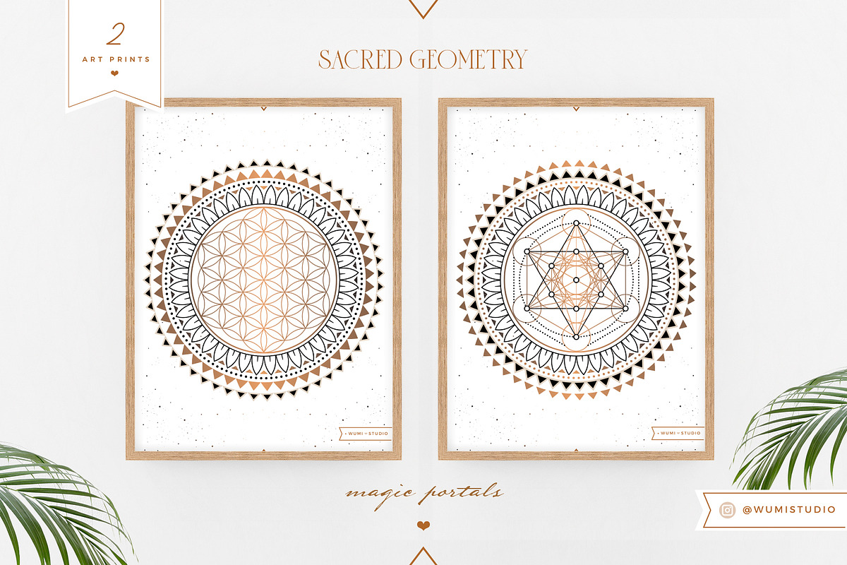 Sacred Geometry | Gold & Black, an Illustration by Wumi Studio (Photo 8 of 8)