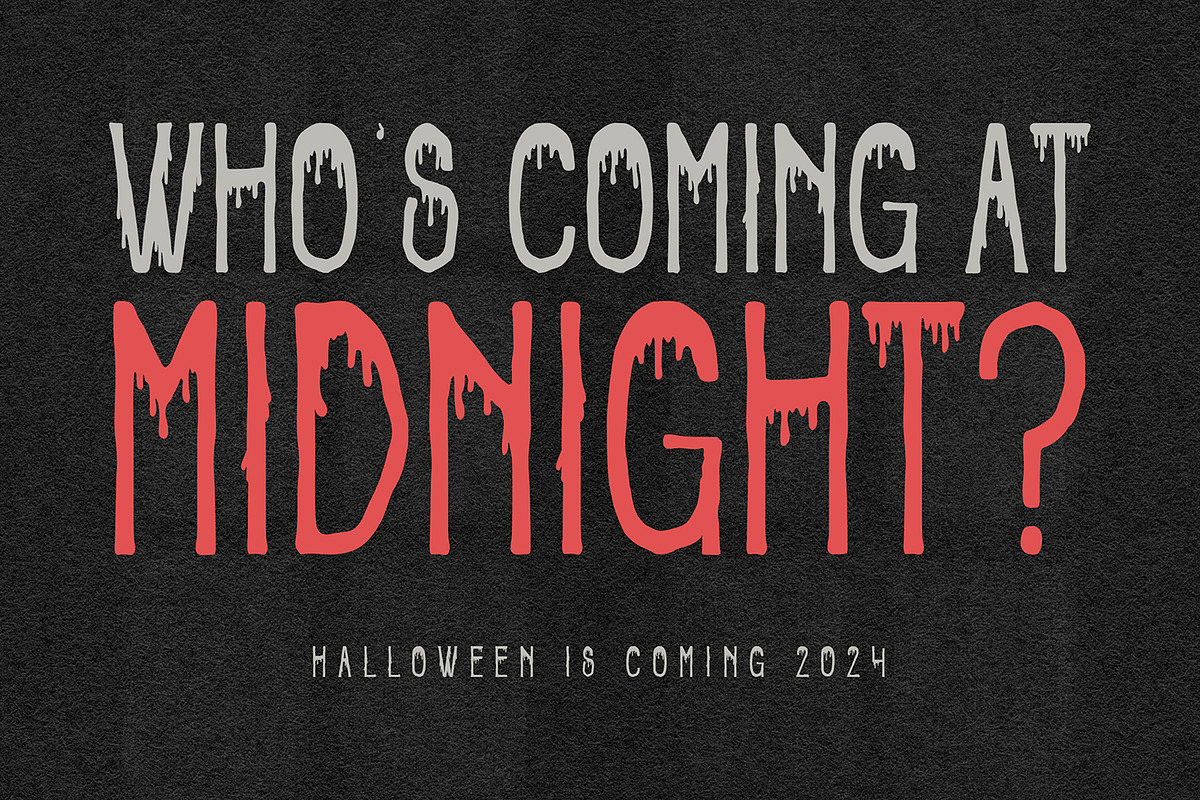 Faols Buloed Dripping Horror Display, a Sans Serif Font by Maulana Creative (Photo 2 of 7)