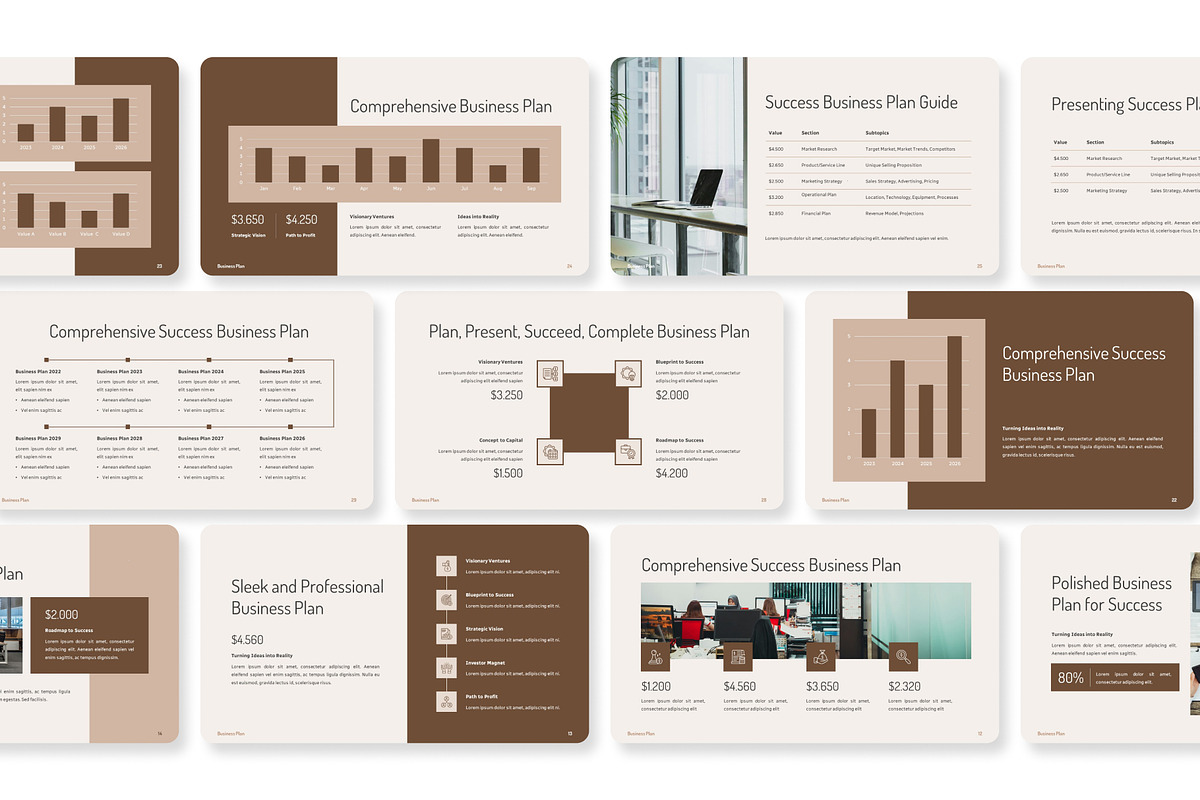 Business Plan PowerPoint Template, a Presentation Template by Premast (Photo 4 of 4)