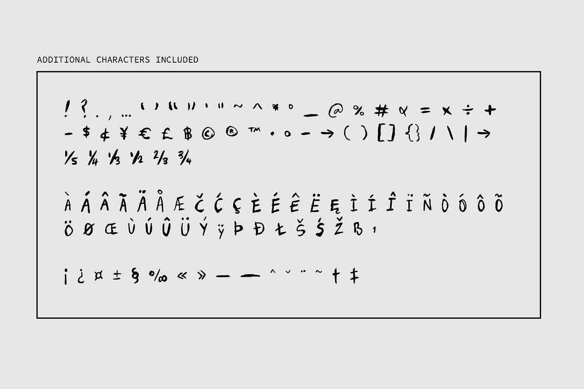 MANIC Erratic Handwritten Font, a Handwritten Font by TYPEHEIST (Photo 8 of 12)