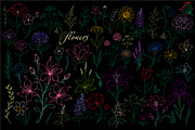 Set of elegant colored flowers., an Object Graphic by Nenahliadava Design (Thumbnail 3 of 3)