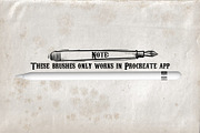 Real Ink Brushes for Procreate, a Brush Add-On by Eliza Moreno Illustration (Thumbnail 5 of 5)