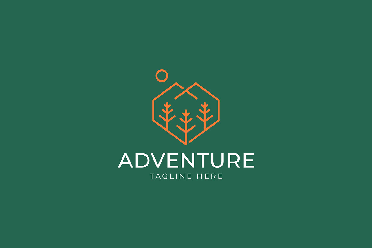 Minimalist Symbol Adventure Logo, a Branding & Logo Template by Signatoro (Photo 2 of 3)